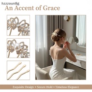 （GOOD) Bridal Butterfly U Shaped Rhinestone Hair Sti Glamorous Hairpin for Women Formal and Daily We