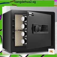 Box Fingerprint Safe Unlock Cash Box Thickened Safe Box For Home Widened Safety Box Alarm Box With L