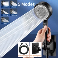 Powerful Supercharged Shower Head 5 Modes Shower Head High Pressure Water Massage Shower Head