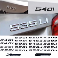 For BMW 5 Series E39 E60 E61 F10 F11 G30 520d 523d 525i 528i 530e 535i 540e Car Styling Trunk Letter