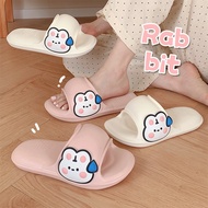 XIXITIAO Slippers Casual Indoor Sandals Slippers Ladies Summer Cute Bunny Soft Sole