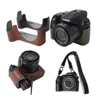 For Panasonic Lumix FZ80D Camera Case FZ85D PU Leather Cover G100K Anti-slip Base G100D Half Cases G