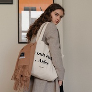 Ready Stock Arles Soft Waxy Canvas Cotton One-Shoulder Handbag Korea Daigou depound Authorized Auth