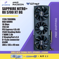 Used Sapphire RX 5500 XT 5600 5700 6600 8G 8GB GDDDR6 AMD Graphic Graphics Card grafik cards stock G