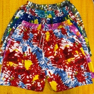 3 Pcs Breathable Tie Dye Waffle Shorts for kids 8-10 yr old