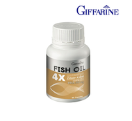 น้ำมันปลา 4 เอ็ก ซ์ Fish oil 4X 1000มก./60เม็ด Fishoil ฟิชออยล์ อาหารเสริม vitamin E วิตามิน อี กรดไขมัน โอเมก้า 3 ดีเอชเอ DHA อีพีเอ EPA  ของแท้ ของใหม่