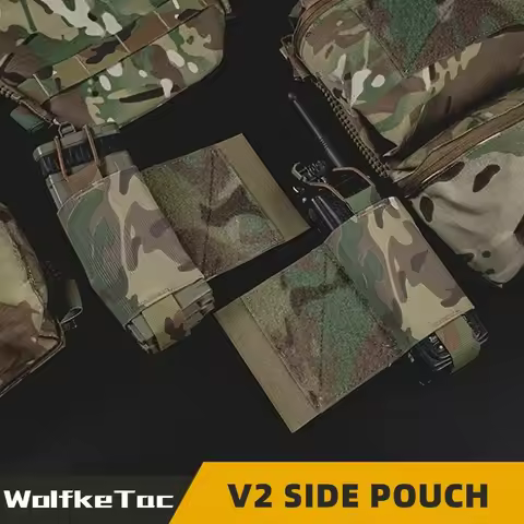 Hunting Vest Wingman V2 Ferro Style Elastic Radios Holder Bag Magazine Pouch FCPC V5 Airsoft Hunting