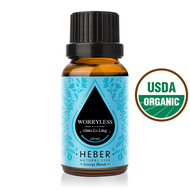 Tinh Dầu Giảm Lo Lắng Worryless Blends Essential Oil Heber Natural Life 100% Thiên Nhiên Nguyên Chất