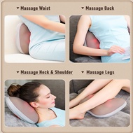 waist and back don't ache anymore Electric Smart Neck massage Pillow Head Back Shiatsu Full body Mas