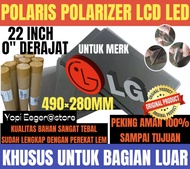 POLARIS POLARIZER LCD LED LG 22 INCH 0" DERAJAT PELAPIS PLASTIK FILM