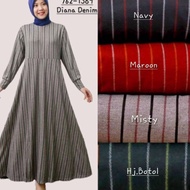 Ready Terbaru GAMIS DIANA DENIM 762-1389