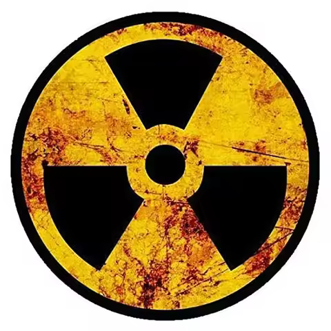 S50161# 10/13/15/17CM Personality PVC Decal Nuclear Radiation Waterproof Car Sticker on Motorcycle L