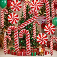 23pcs Christmas Candy Cane Balloon Set Christmas Decoration Balloon