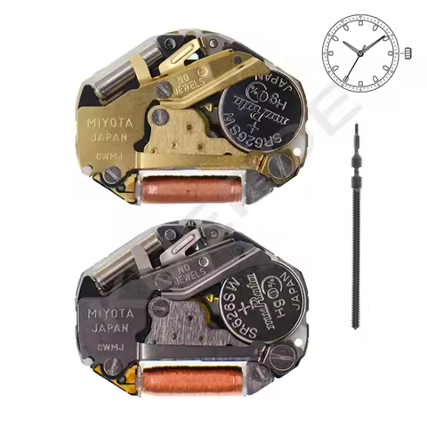 Miyota super 2035 Japan Quartz Movement GOLDEN 2035 Three-Hand Watch - Durable Metal Gears Best cost