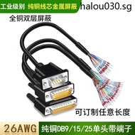 D DB9 Serial Cable 9-Pin Terminal Cable Male Female Parallel Cable DB25 DB15 Connection Cable 15-Cor