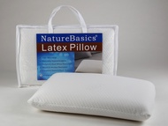 Nature Basics Firm Latex Pillow | Fabric: Velour satin | Filling: Latex | Dimension: 65x40cm | Aniti-dust mites , Anti-Bacteria, Anti-Fungus.