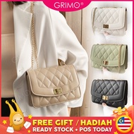 READY STOCK💖GRIMO Transition Sling Bag Handbag Shoulder Women's Set Tote Beg Tangan Wanita Wallet Pu