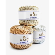 Knit Crochet Yarn DMC Art 141 - Lumina - ORIGINAL DMC Yarn Gold Silver Metallic