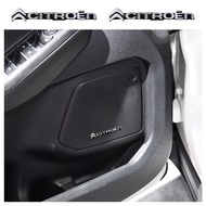 4pcs/10pcs Aluminum Car Stereo Audio Stickers 3D Car Logo Car Amplifier Sticker for Citroen C1 C2 C3