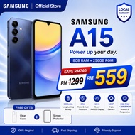 SAMSUNG GALAXY A15 5G SMARTPHONE 8GB RAM + 256GB ROM - READY STOCK - 6.5" SUPER AMOLED DISPLAY