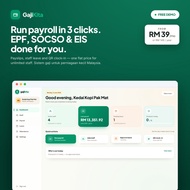 Payroll Software Malaysia | Sistem Gaji EPF SOCSO EIS PCB | Staff Leave & QR Attendance | Free Demo