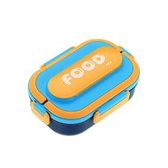 304 stainless steel lunch box, bento box, student cafeteria double compartment plate, lunch box