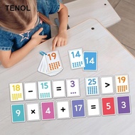 [TENOL] Number Flash Cards Flashcards Educational Games,Addition Subtraction,Math Games
