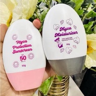 MYCA SUNSCREEN PROTECTION SPF50++ 50g / MOISTURIZER 50g