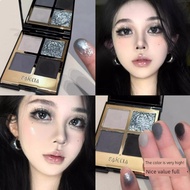 eyeshadow palette FAICCIA Fayi Four-color Eyeshadow Plate Matte Blue Cement Grey Broken Diamond Smok