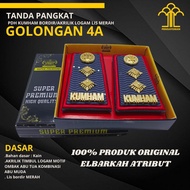 MERAH RANK PDH GROUP Ministry of Finance 4B ACRYLIC RED LISTING EMBROIDERED