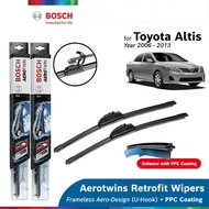 Bosch Aerotwin Retrofit U Hook Wiper Set for Toyota Altis E140 (26"+14")