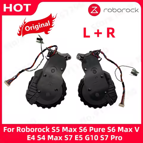 Original Roborock S5 Max S6 Pure S6 MaxV E4 S4 Max S7 E5 G10 S7 Pro Left and Right Walking Wheels Va