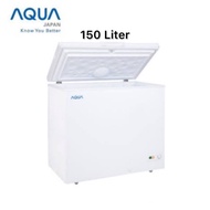 Free Ongkir Solo Sukoharjo Freezer Box Aqua AQF150FR 150 Liter