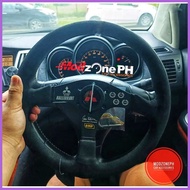 ▦ ◲ ✅ Mitsubishi Ralliart OMP Steering Wheel 14inch Available BOSS KIT ADAPTOR