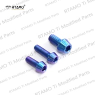 RTAMO | M3/M4 Gr5 Titanium DIN912TAP Standard bolt 3 Colors Available Universal Fitment