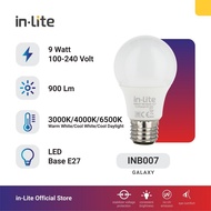 IN-LITE LED BULB INB007 E27 9 WATT BULB FITTING