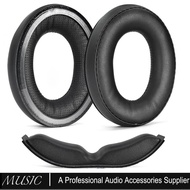 Earpads Headband Pad Kit Replacement for Sennheiser HD620S HD400Pro HD560S Headphones, Ear Pads Cush