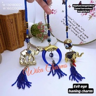 (wikacharms) evil eye protection hanging charm