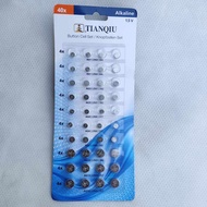 [ TIANQIU ] Alkaline 1.5V Button Cell Battery * PRICE/PC , NOT SET *AG1 - AG13, CR1220/1616/1620 /16