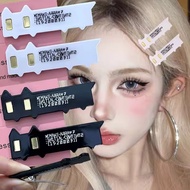 2Pc Anime Cute Black White Cat Duckbill Hair Clip Cartoon Kitten Side Bangs Acrylic Hairpin Carnival