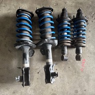 HONDA STREAM RN6 RN8 FRONT AND REAR ABSORBER SMC WITH SPORT SPRING SET USED FROM JAPAN