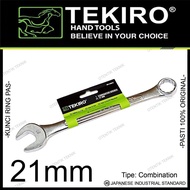 TEKIRO 21MM RINGPAS WRENCH - 21MM WRENCH - 21MM COMBINATION WRENCH - ORIGINAL 21MM COMBINATION WRENC