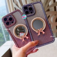 JRYU OPPO ROUND DIAMOND With Mirror Stand Holder Softcase Oppo A5X A5i A3X A3 PRO A5 PRO A60 A5S F9 