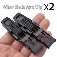 2PCS Car Front Wiper Arm Blade Retaining Clip Fixing For BMW 5 Series E39 Audi A4 B6 Peugeot 607 Sal