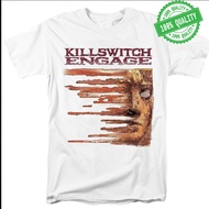Vtg Killswitch Engage Band Heavy Cotton Unisex White Tee Shirt
