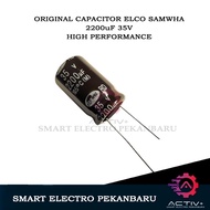 ORIGINAL ELCO 2200uF 35V CAPACITOR ELKO 2200 uF 35 V ElKo CAPACITOR CAPACITOR VOLT 35VOLT CAPACITOR