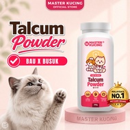 Master Kucing® | Talcum Powder 200g Kutu Bulu Gugur Sporo Luka Selsema Gatal Fungus Ubat Cacing Vita