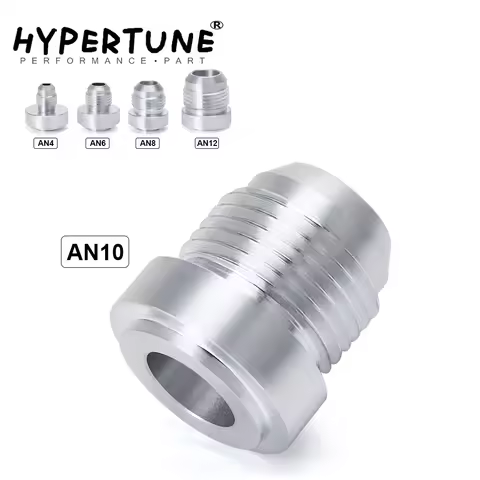 1PCS Top Quality Aluminum AN4 AN6 AN8 AN10 AN12 Straight Male Weld Fitting Adapter Weld Bung Nitrous