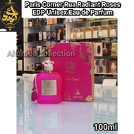 Paris Corner Rua Radiant Roses EDP Unisex Eau de Parfum Fragrances Scent Unisex 3.4 Fl Oz Perfumes
