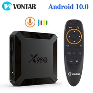VONTAR X96Q Smart TV Box Android 10 4K Allwinner H313 Quad Core 2GB 16GB Support Wifi Set Top Box TVBOX  Media Player 1GB 8GB TV Receivers